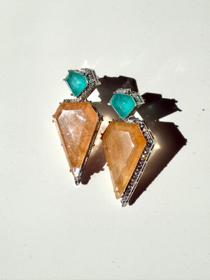 Peach & Blue