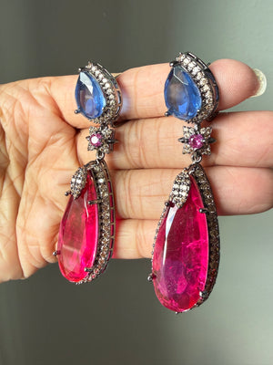 Hot Pink & Blue