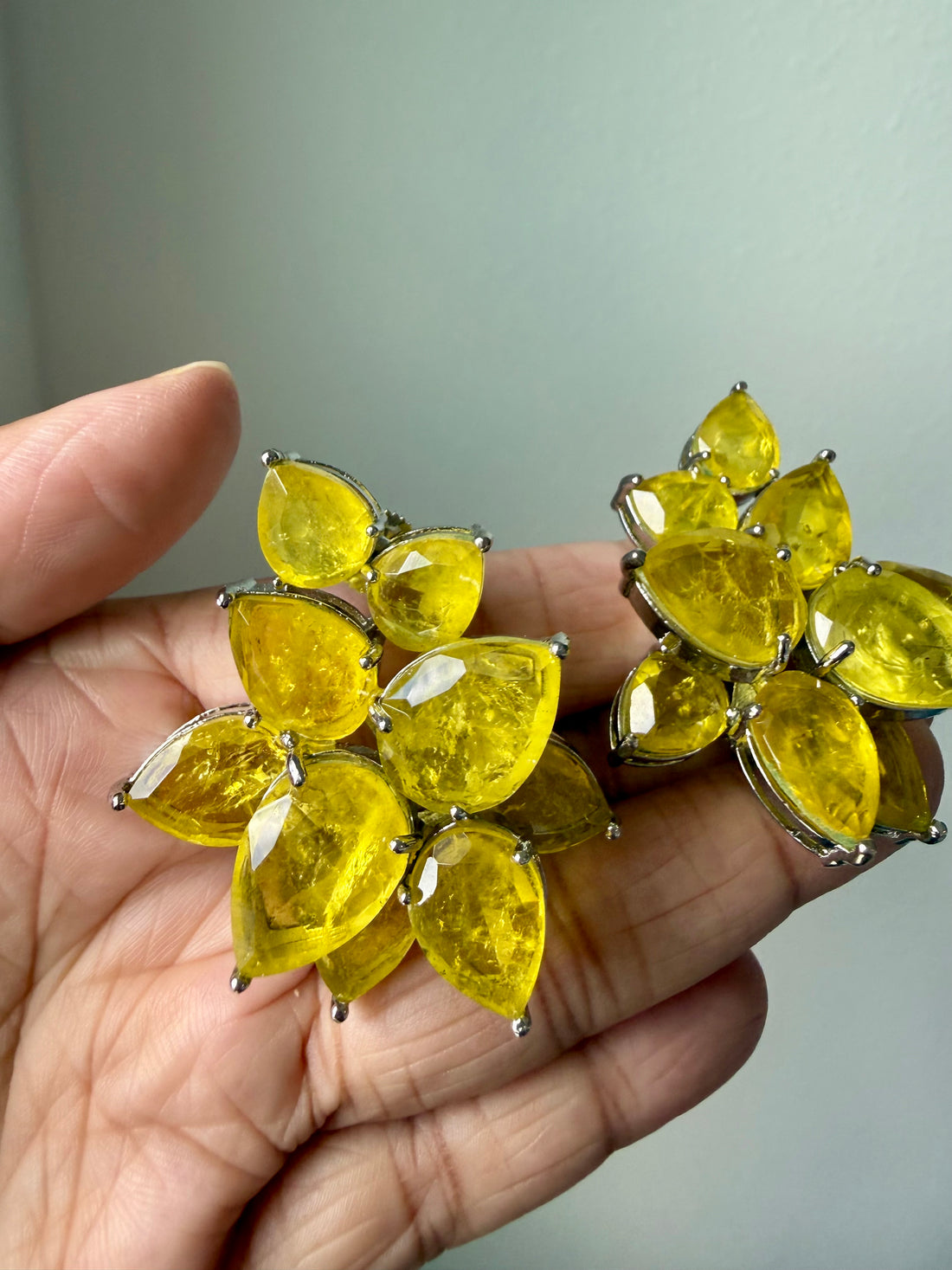 Doublet Stone Stud Earrings - Rangreza Accessories