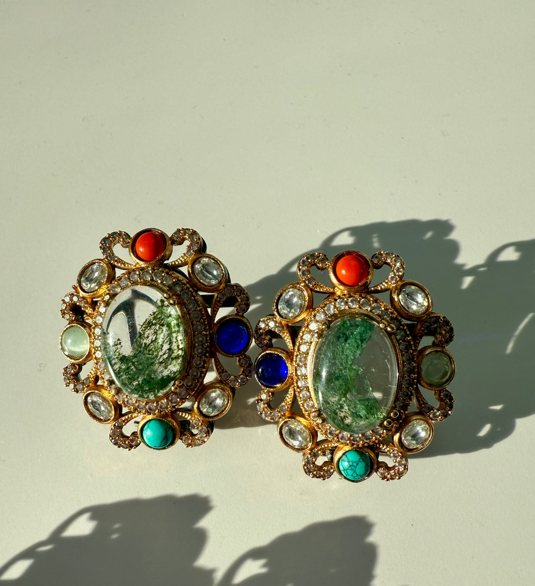 Viraya Semi Precious Stone Studs