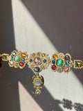 Semi-Precious Stone 22K Gold Plated Choker Set - Rangreza Accessories