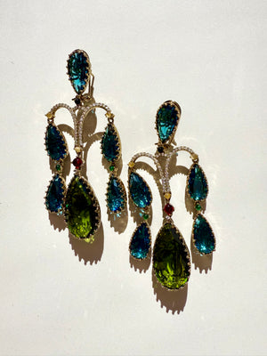Blue Green & Gold