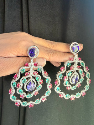 Crystal Purple Mint Hot Pink (Silver)