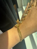 Cubic Zirconia Crystal Hand Chain - Rangreza Accessories