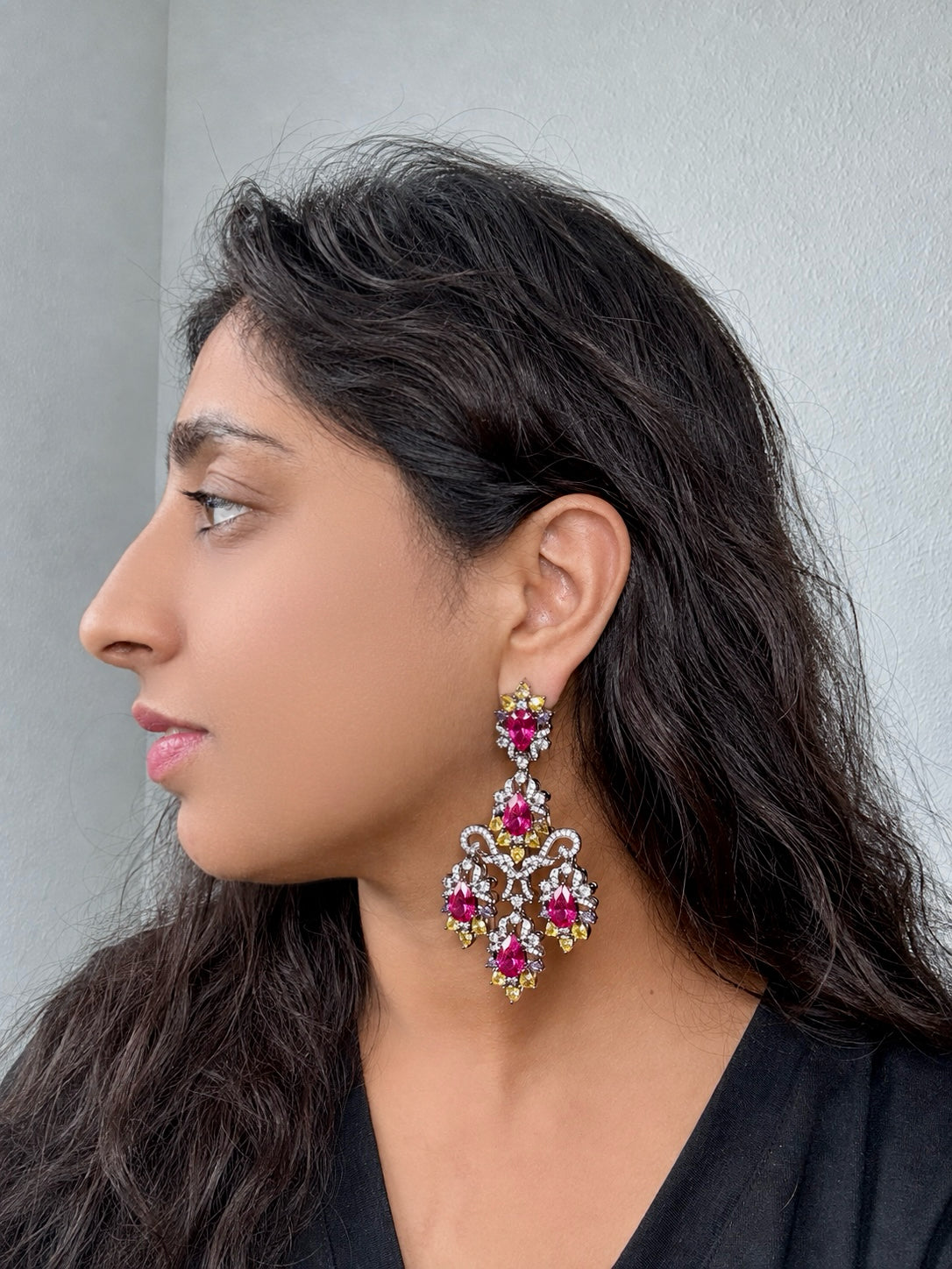 Crystal Statement Earrings - Rangreza Accessories