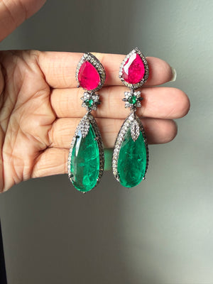 Green & Hot Pink