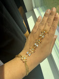 Cubic Zirconia Crystal Hand Chain - Rangreza Accessories
