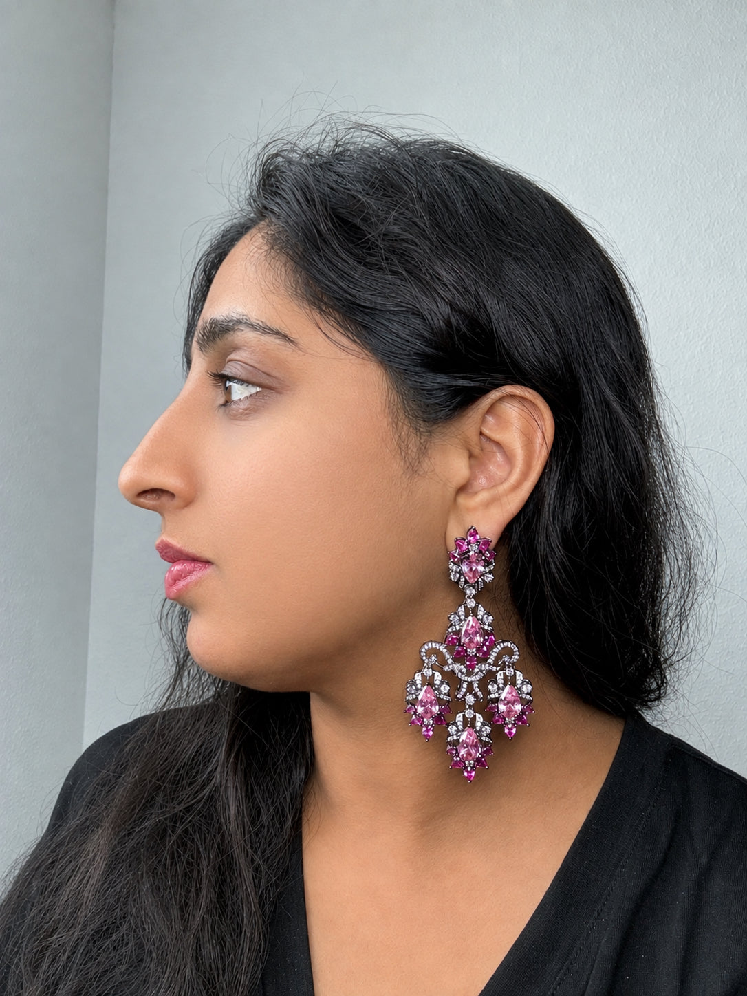 Crystal Statement Earrings - Rangreza Accessories