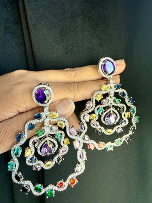 Crystal Purple Multi Scattered (Silver)