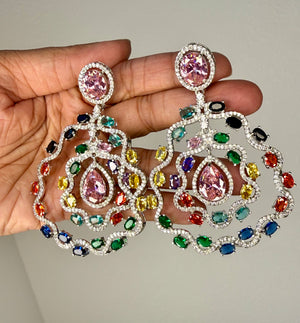 Crystal Pink Multi Sequential (Silver)