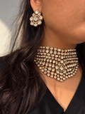Polki Kundan Choker Set - Rangreza Accessories