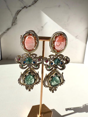 Coral & Green